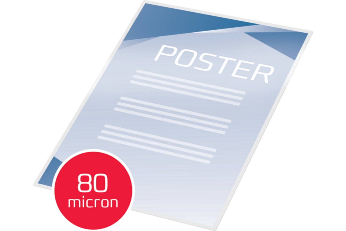 Plastificeer/lamineerhoes A4- 80 micron 100 stuks