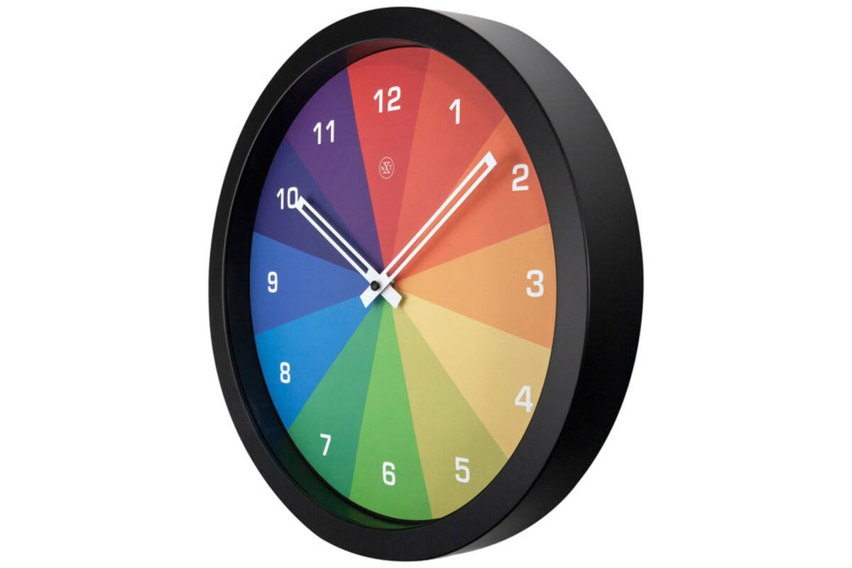 Wandklok 36 cm Multicolor Joy