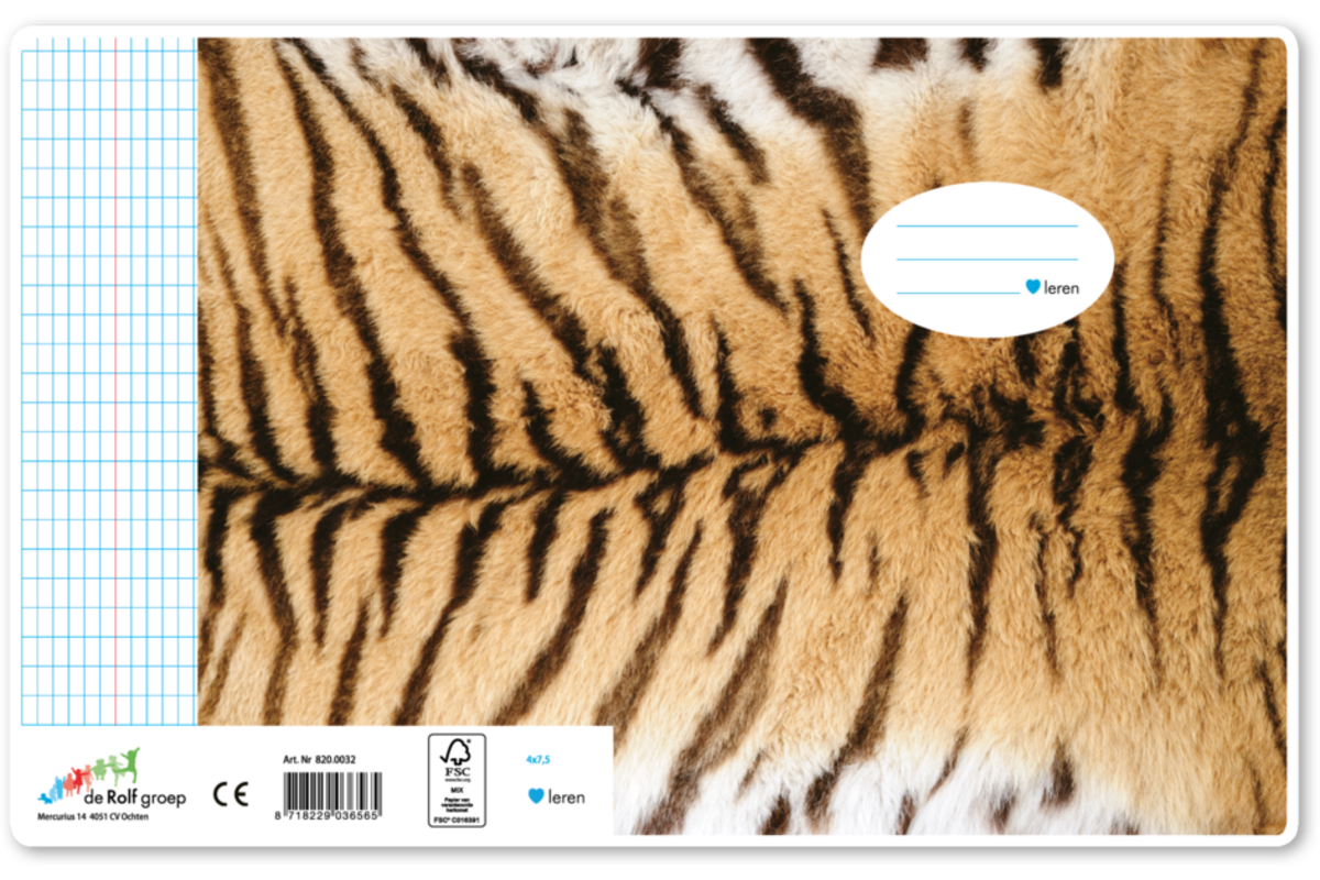 Schriften commerciaal 4x7,5 mm, dierenhuiden, 16,5 x 21 cm, 80 gr (25 stuks)