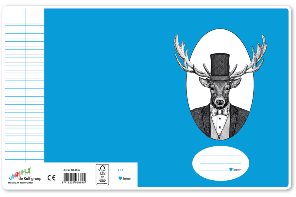 Schriften 6-3, dieren in pak, 16,5 x 21 cm (25 stuks)