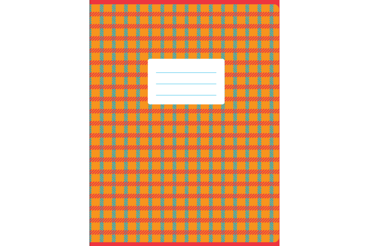 Schriften ruit 7,5x7,5 mm, Kleurpalet 16,5 x 21 cm, 80 gr (25 stuks)