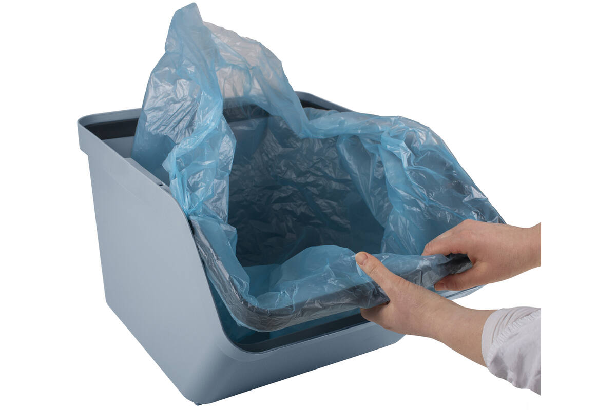 Sorteerbak Sigma blauw/grijs 493 x 388 x 298 mm, 45 liter