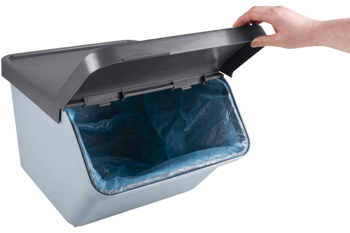 Sorteerbak Sigma blauw/grijs 493 x 388 x 298 mm, 45 liter