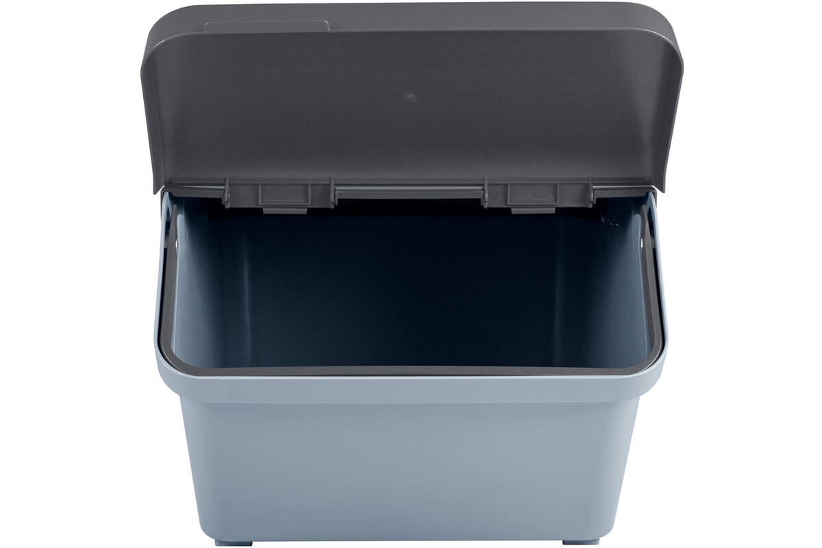 Sorteerbak Sigma blauw/grijs 493 x 388 x 298 mm, 45 liter