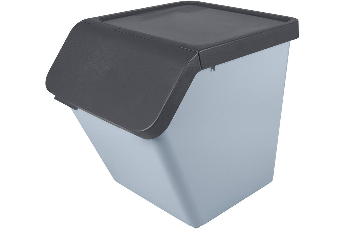 Sorteerbak Sigma blauw/grijs 493 x 388 x 448 mm, 60 liter