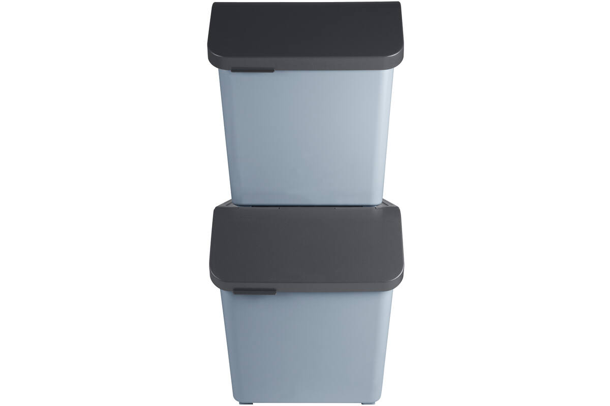 Sorteerbak Sigma blauw/grijs 493 x 388 x 448 mm, 60 liter