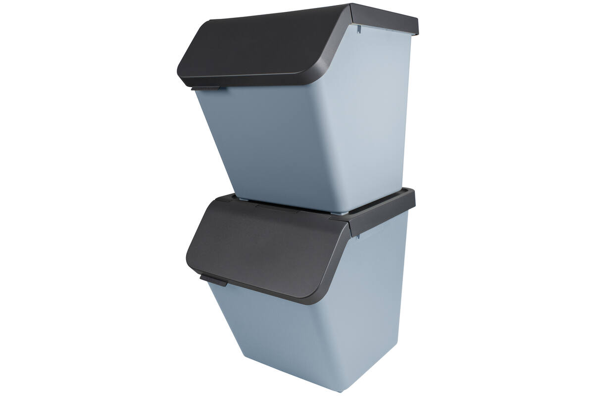 Sorteerbak Sigma blauw/grijs 493 x 388 x 448 mm, 60 liter