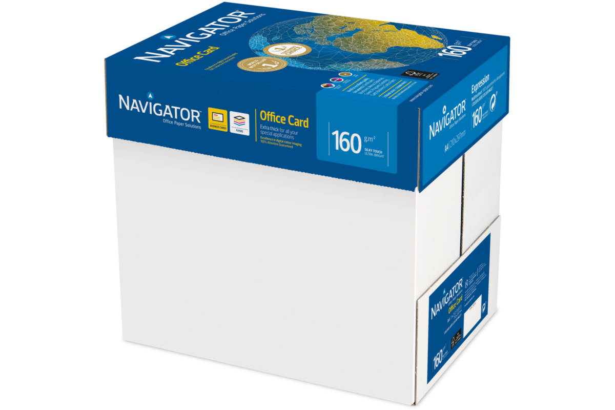 Kopieerpapier A4 Navigator 160 gram, 250 vel