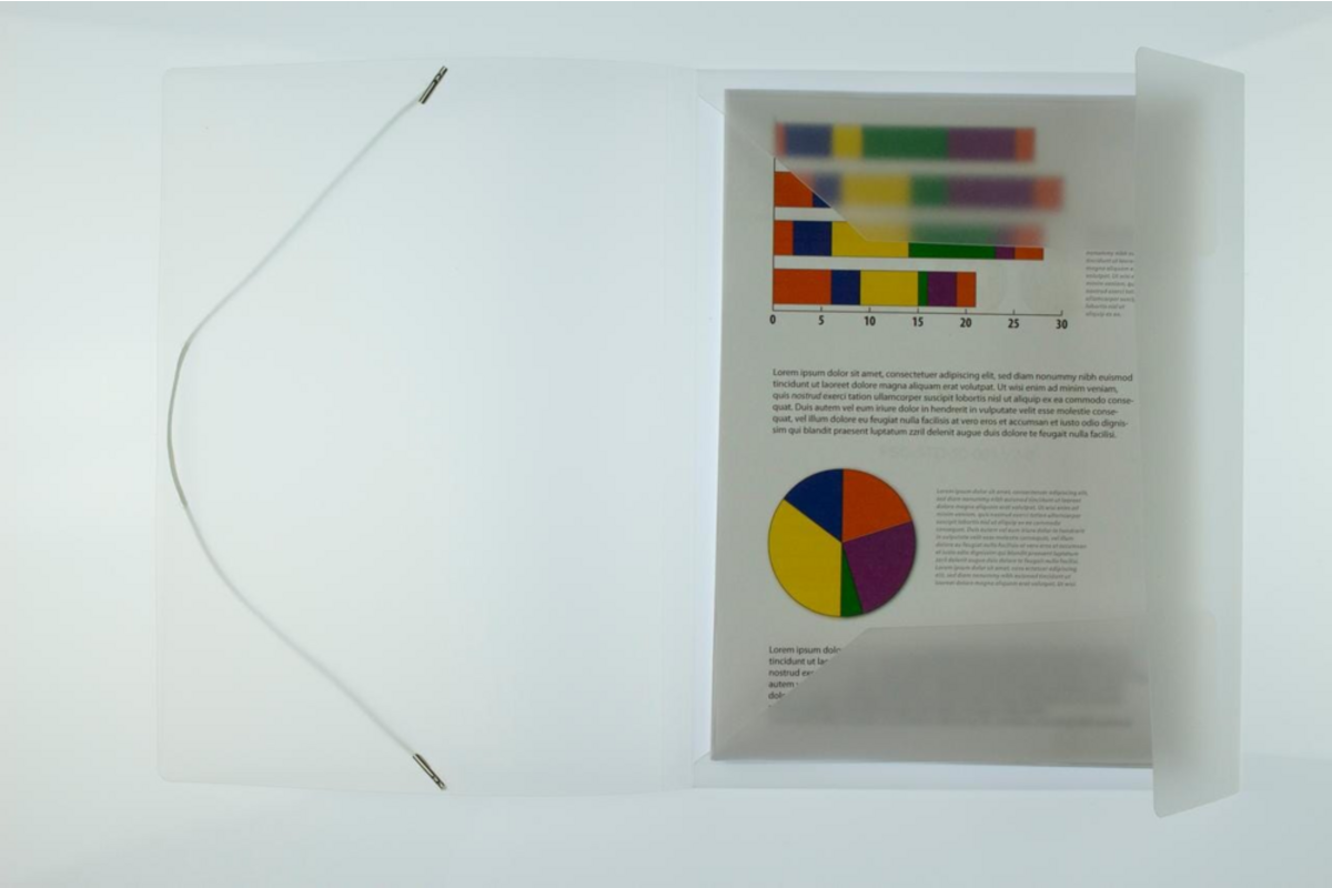 Elastomap A4 PP transparant