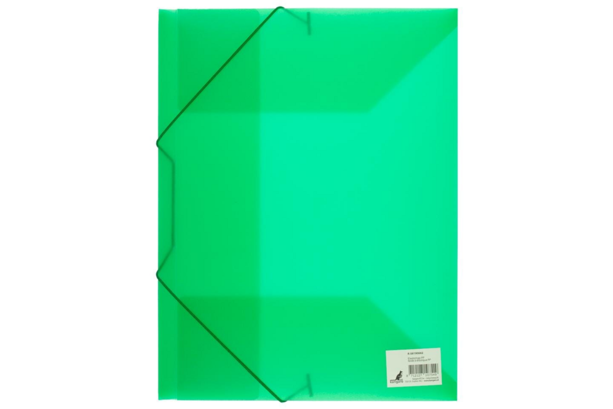 Elastomap A4 PP transparant groen