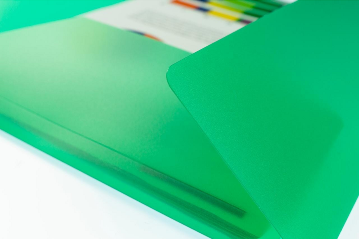 Elastomap A4 PP transparant groen