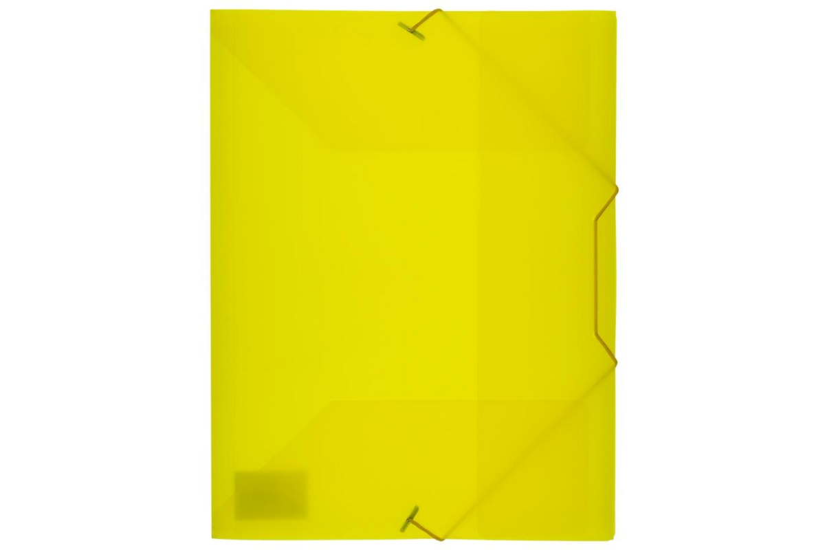 Elastomap A4 PP transparant geel