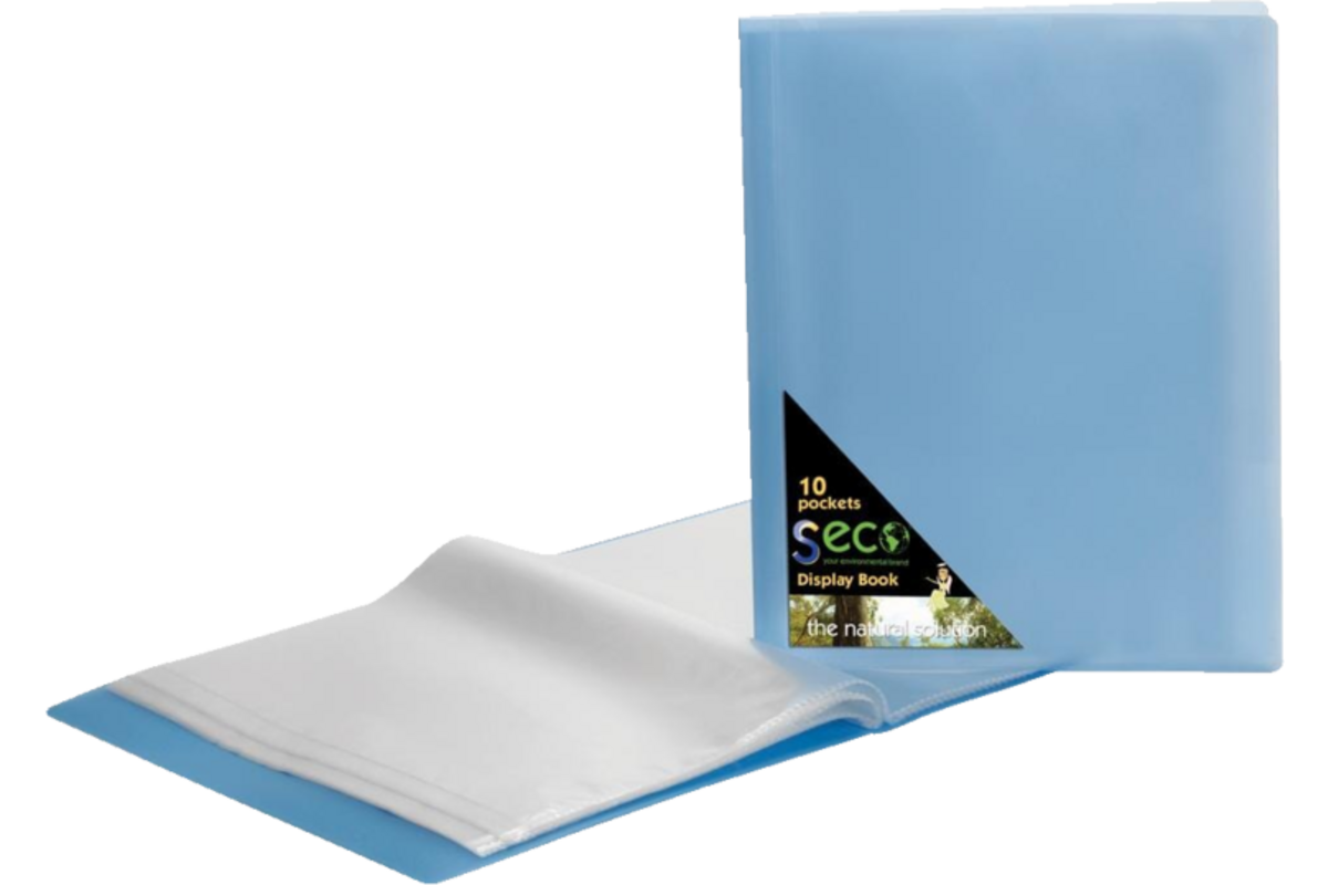 Showalbum ECO blauw 10 insteekhoezen, 50 micron