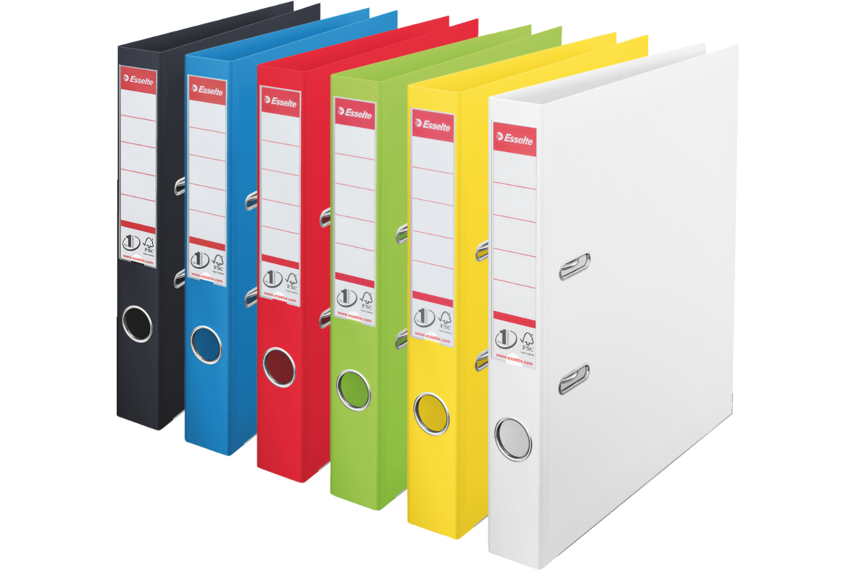 Ordner Esselte A4 vivida rood, smalrug FSC