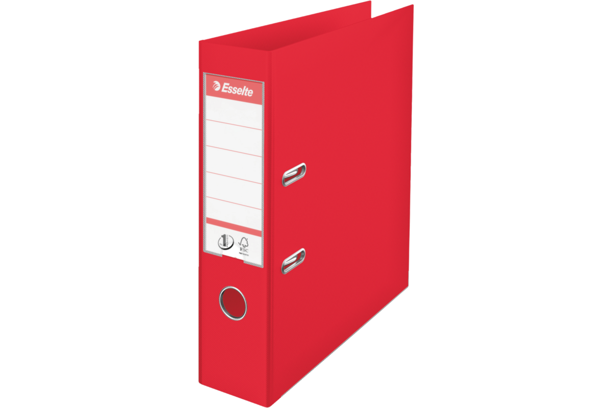 Ordner Esselte A4 vivida rood, breedrug FSC