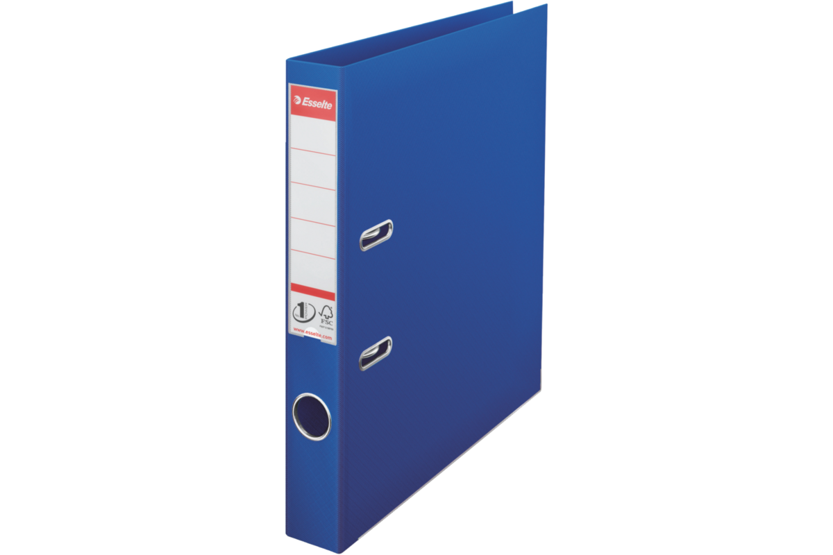 Ordner Esselte A4 blauw, smalrug, FSC