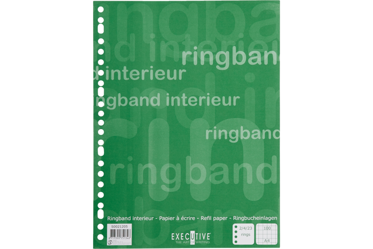 Ringbandvulling 23-rings Ruit 5 mm 100 vel