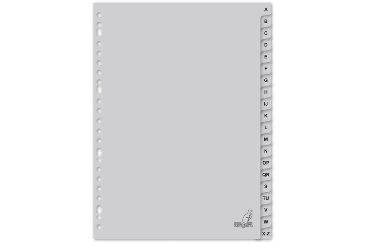 Tabblad/Ringbandvulling A4 23-rings alfabet