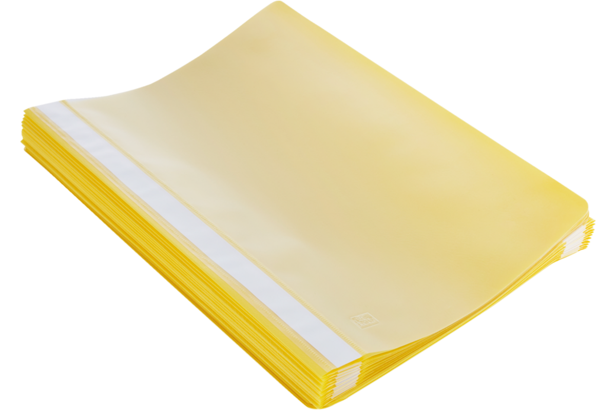 Snelhechtmap geel, 25 stuks