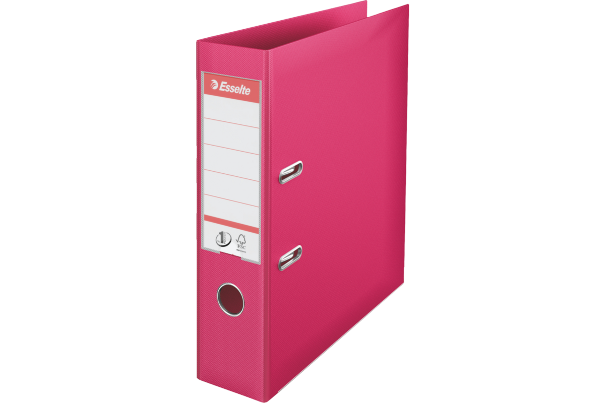 Ordner Esselte A4 fuchsia, breedrug FSC