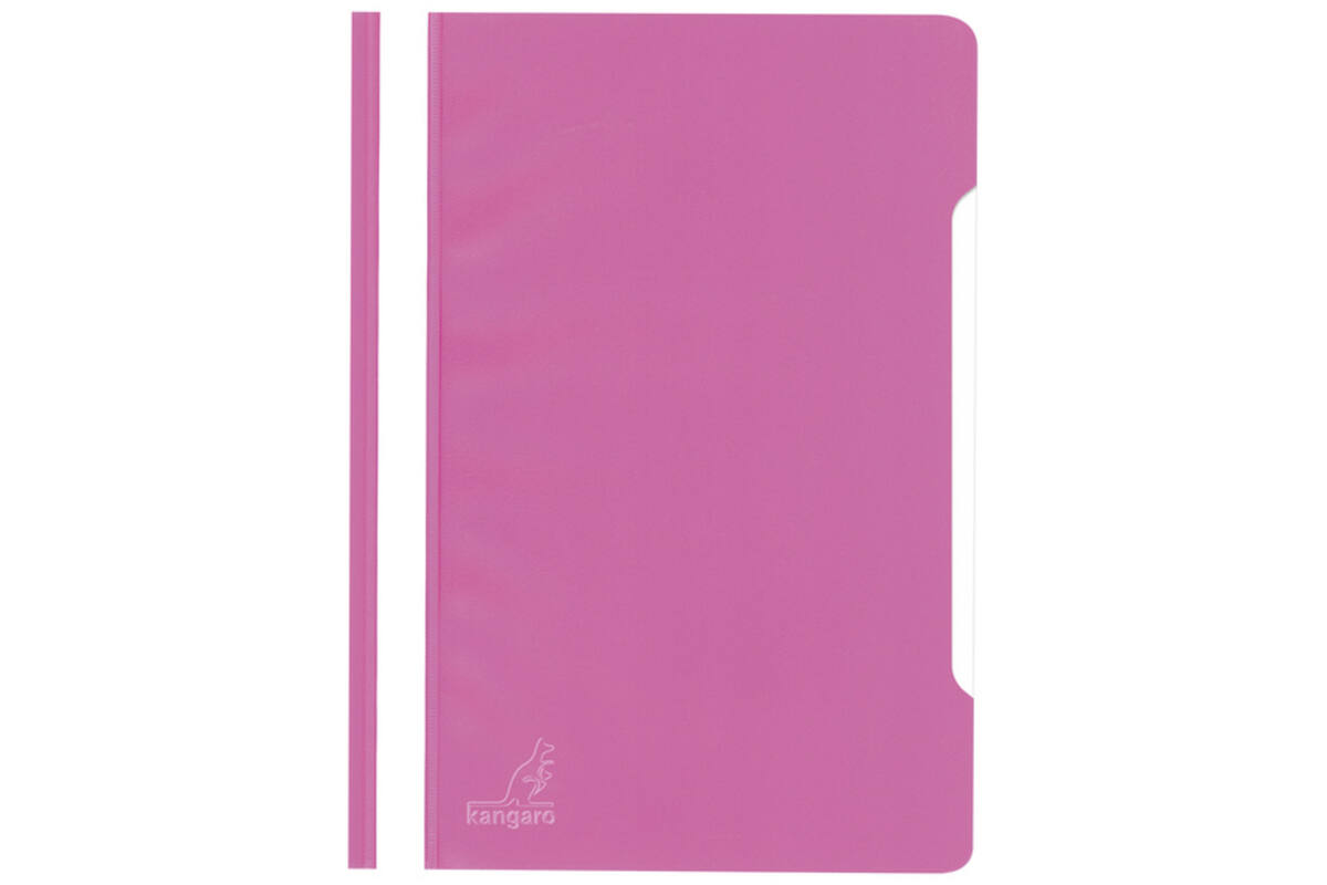Snelhechtmap A4 roze, 25 stuks