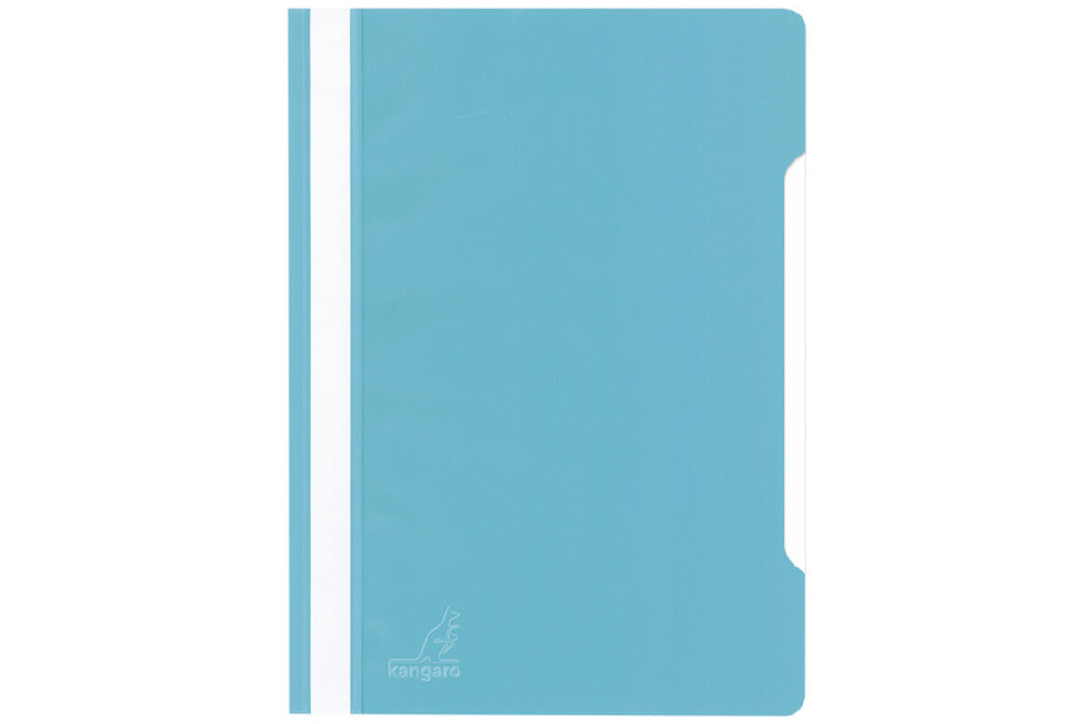 Snelhechtmap A4 turquoise, 25 stuks