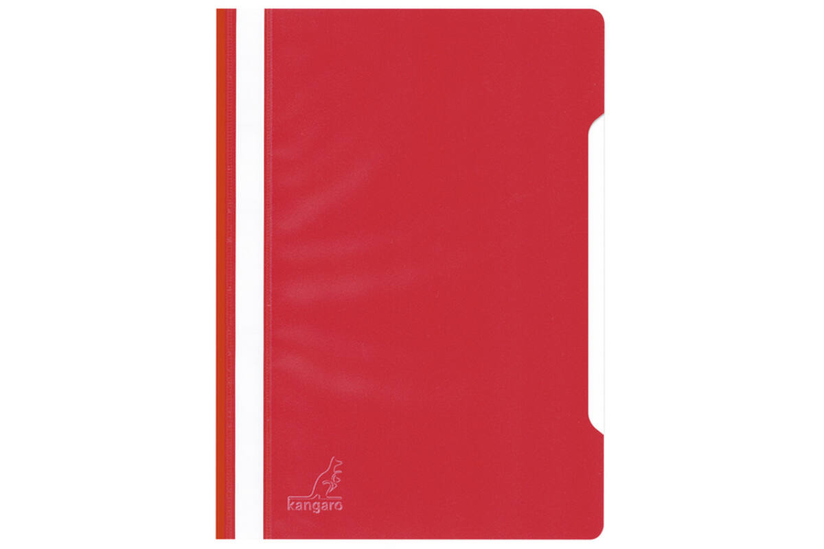 Snelhechtmap A4 rood, 25 stuks