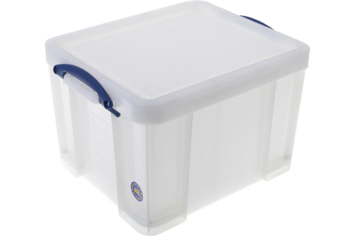 Opbergbox transparant 48 x 39 x 31 cm (l x b x h), 35 liter