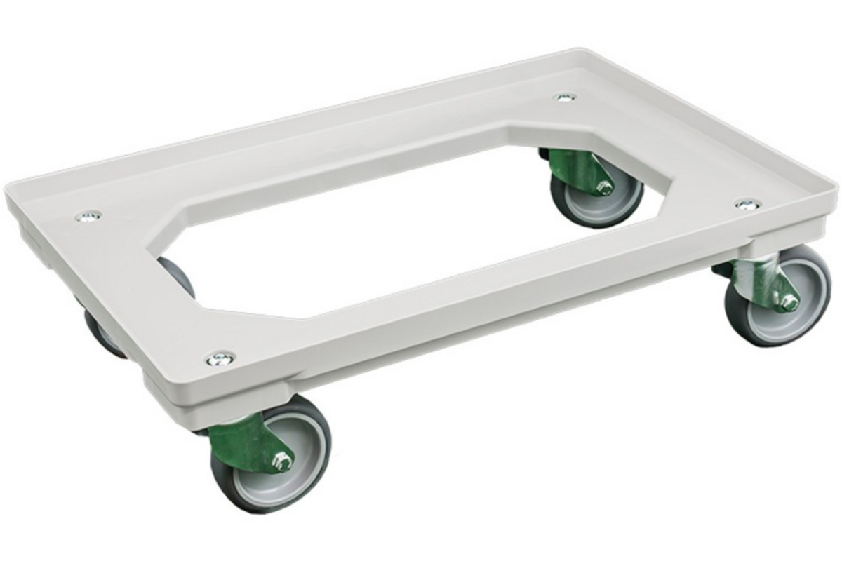 Transport Dolly 610x410 mm geluiddempend, grijs