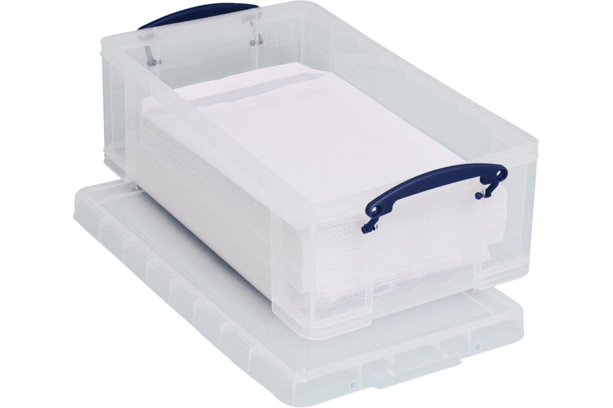 Opbergbox transparant 46,5 x 27 x 15,5 cm ( l x b x h ), 12 liter