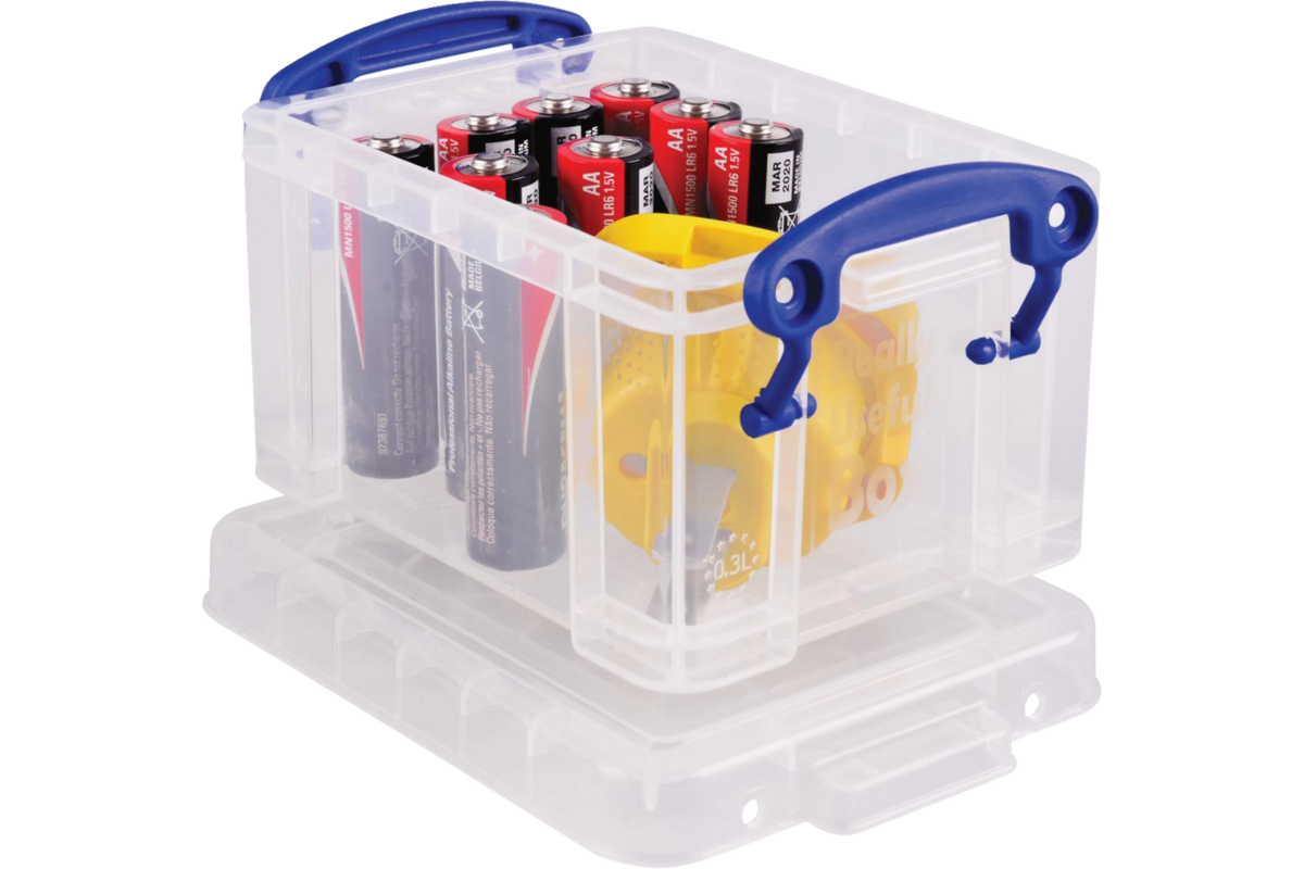 Opbergbox transparant 12 x 8,5 x 6,5 cm (l x b x h), 0,33 liter