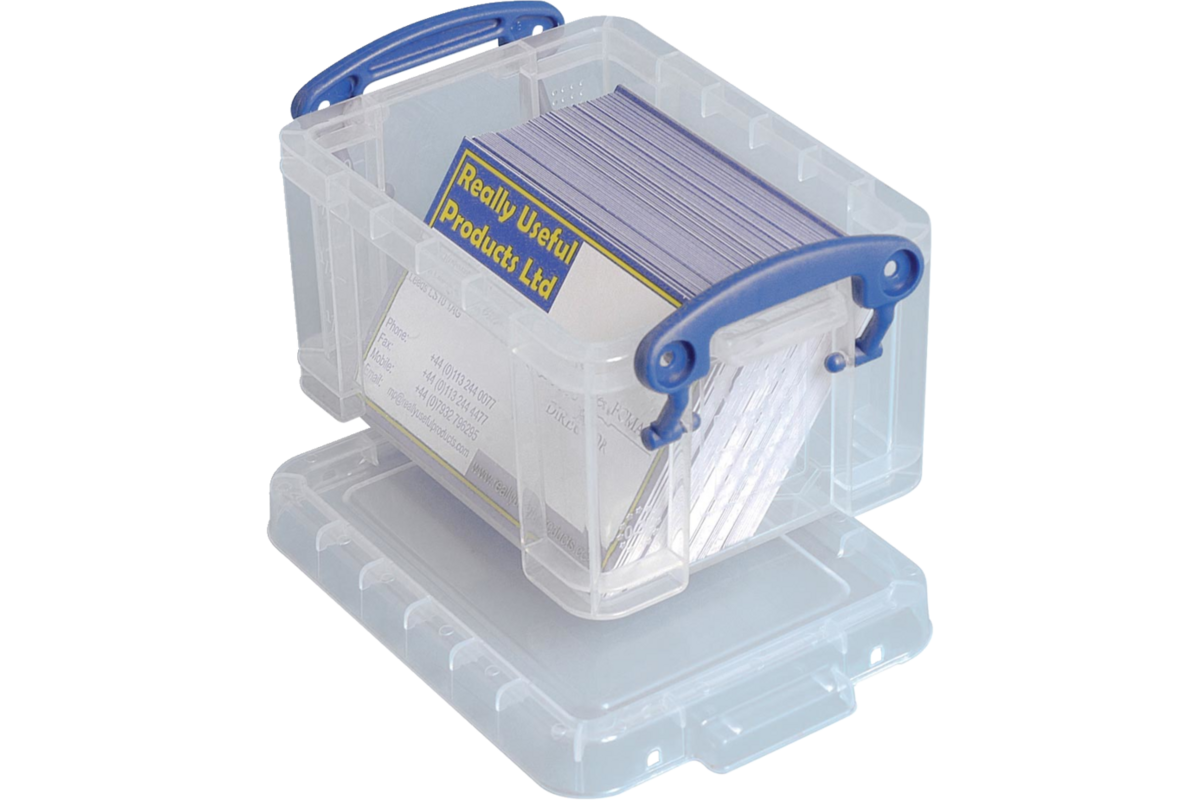Opbergbox transparant 12 x 8,5 x 6,5 cm (l x b x h), 0,33 liter