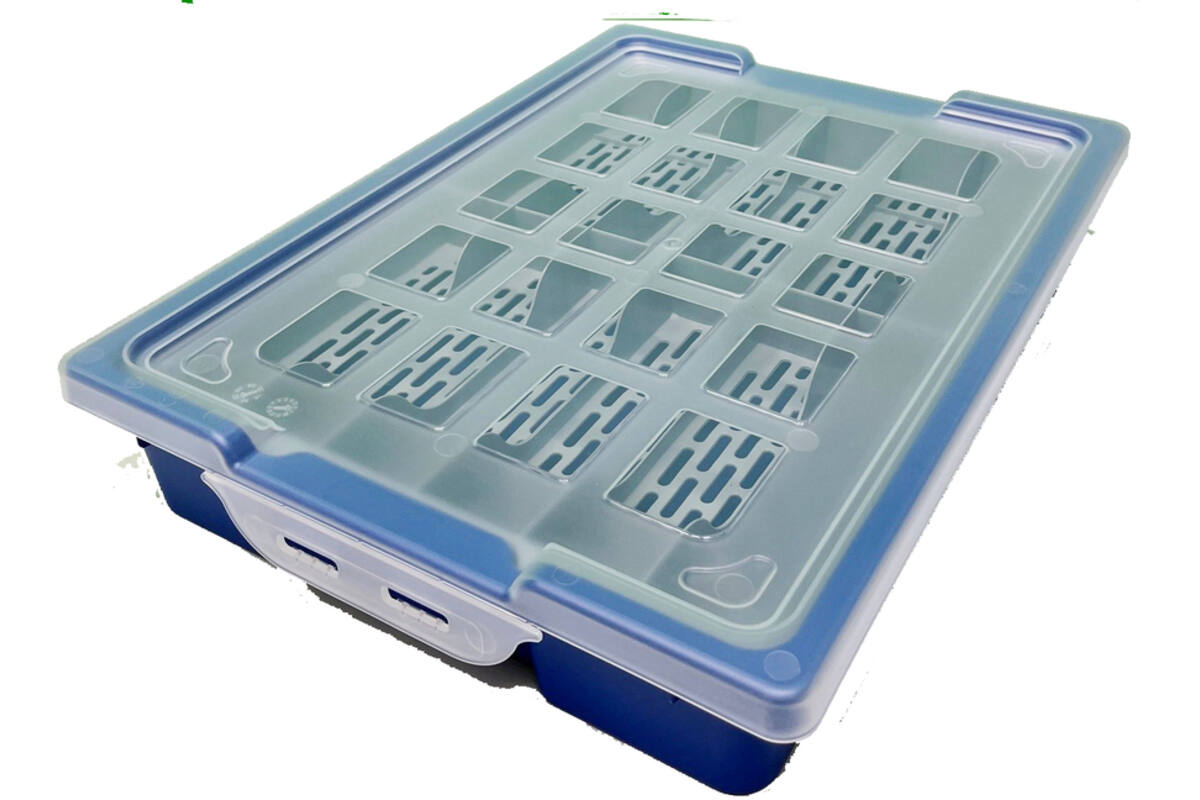 Opbergbak met inlay 12 vakken incl. deksel