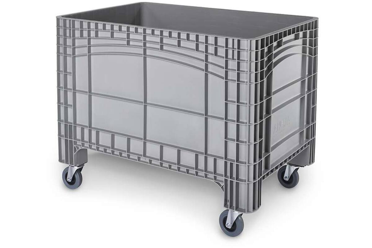 Opbergbak verrijdbare palletbox 1200x800x950 mm