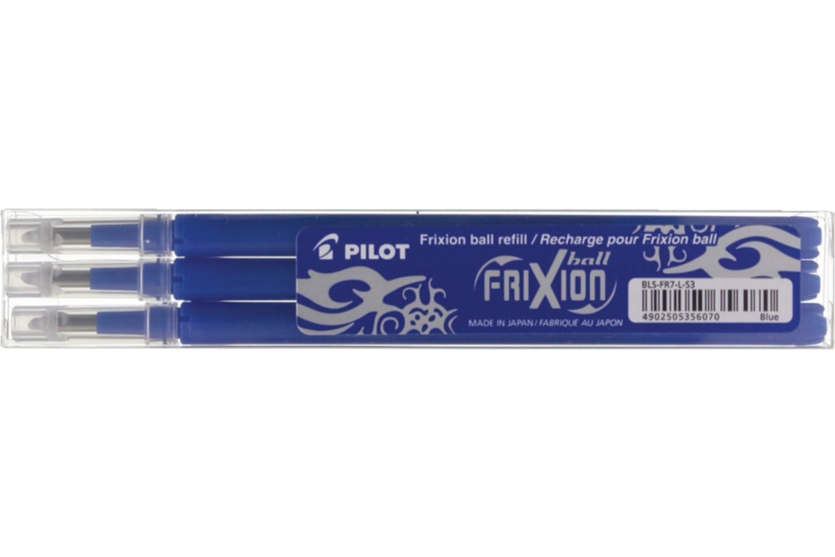 Vulling Pilot Frixion Ball/Click blauw, 3 stuks