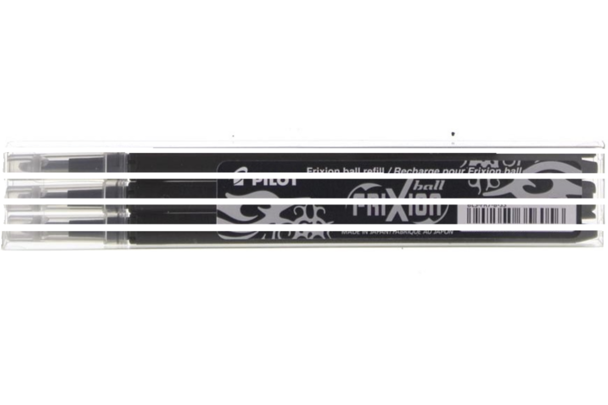 Vulling Pilot Frixion Ball/Click zwart, 3 stuks