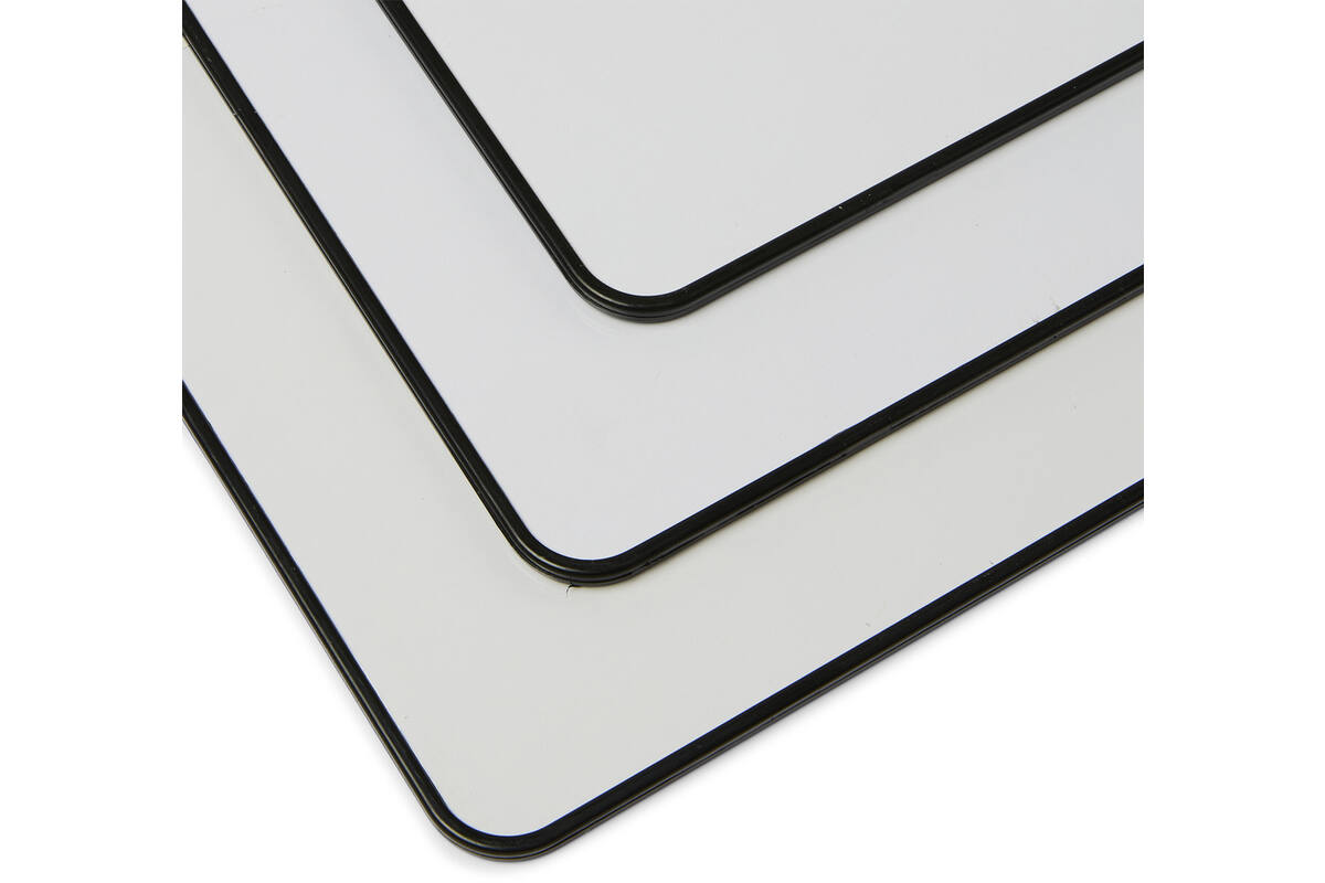 Whiteboard/wisbord Deluxe | de Rolf groep | blanco/gelinieerd, 10 stuks