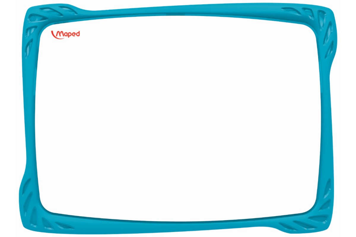 Whiteboard/wisbord onbreekbaar Maped blanco/gelinieerd