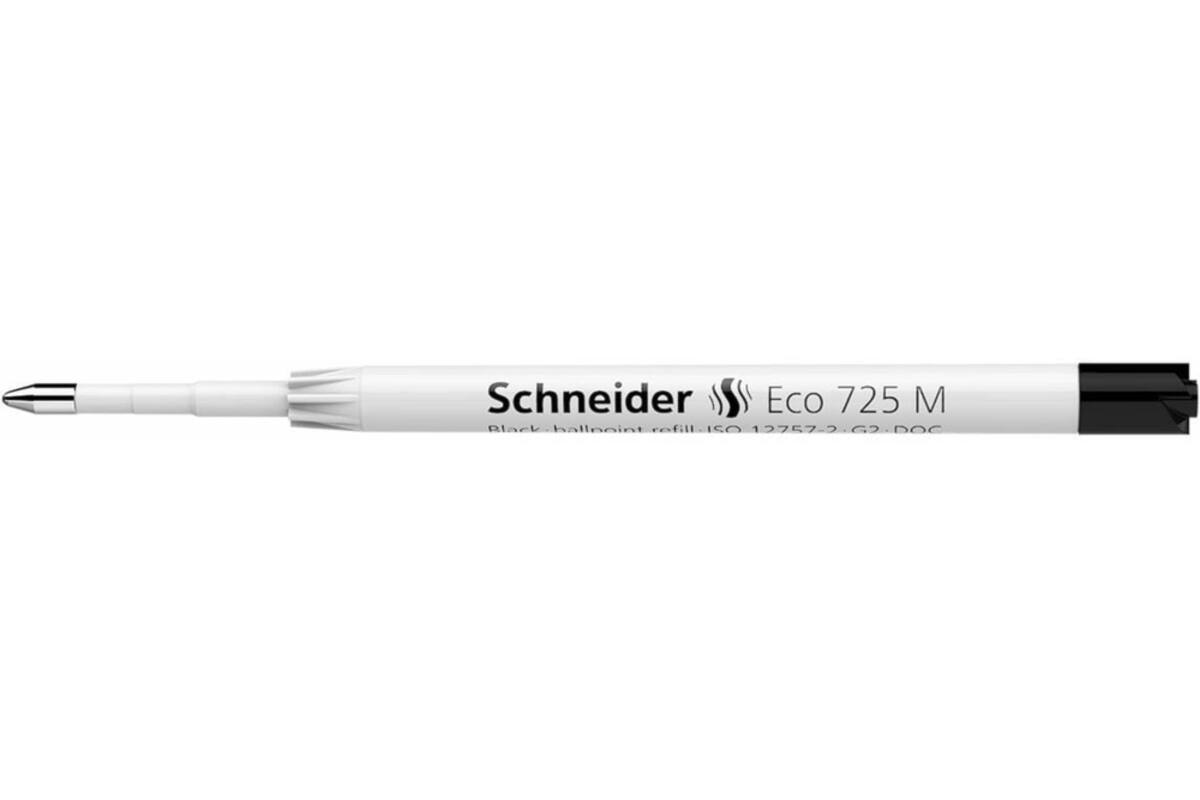 Balpenvulling Eco 725 M zwart, 10 stuks