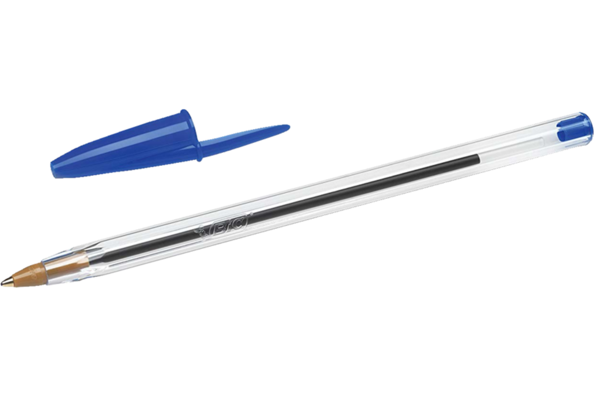 Balpen BIC cristal blauw