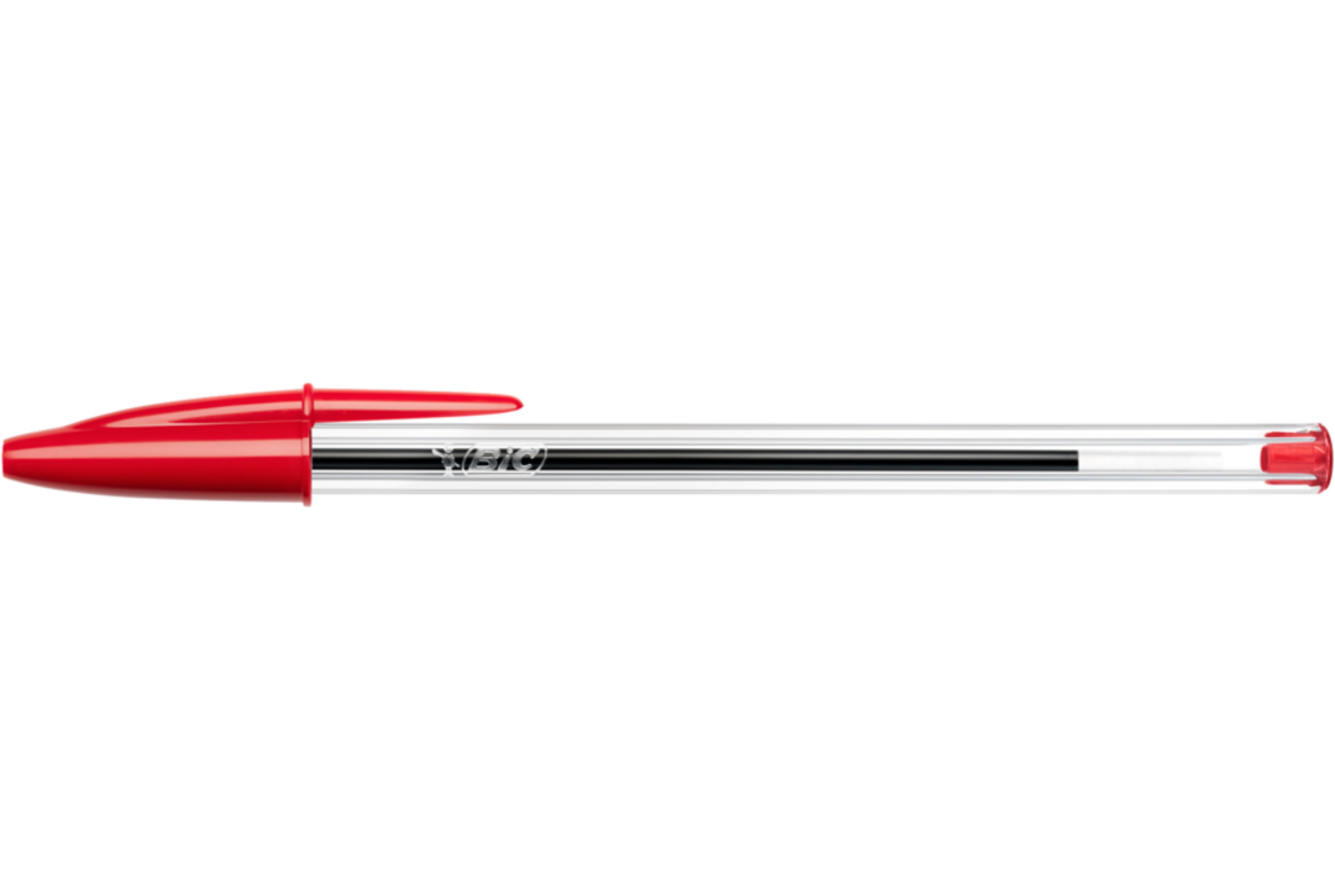 Balpen BIC cristal rood