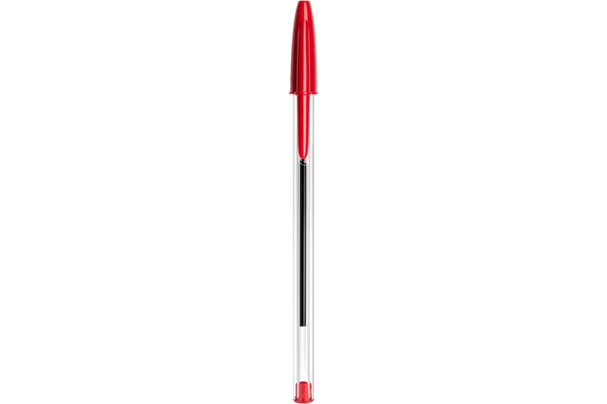 Balpen BIC cristal rood