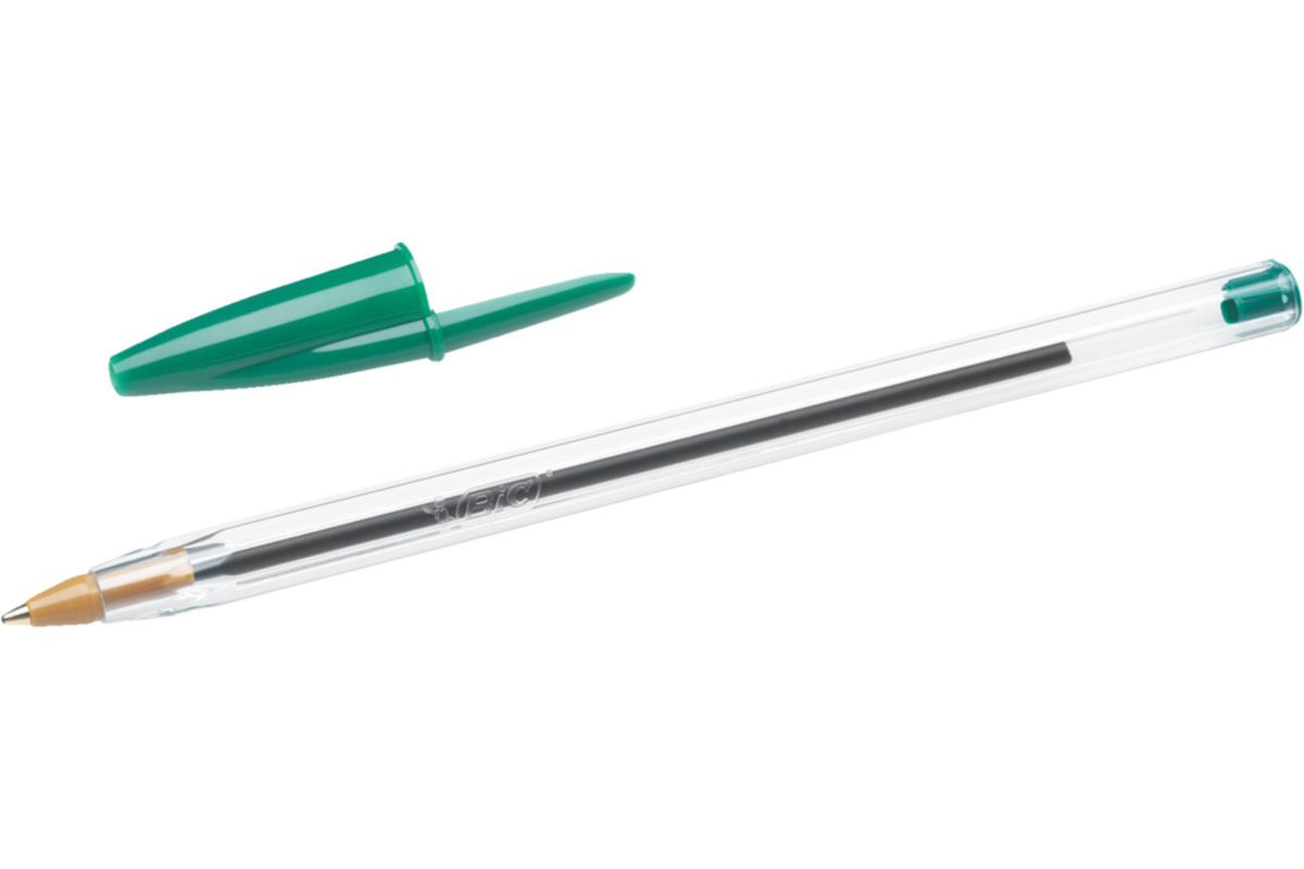 Balpen BIC cristal groen
