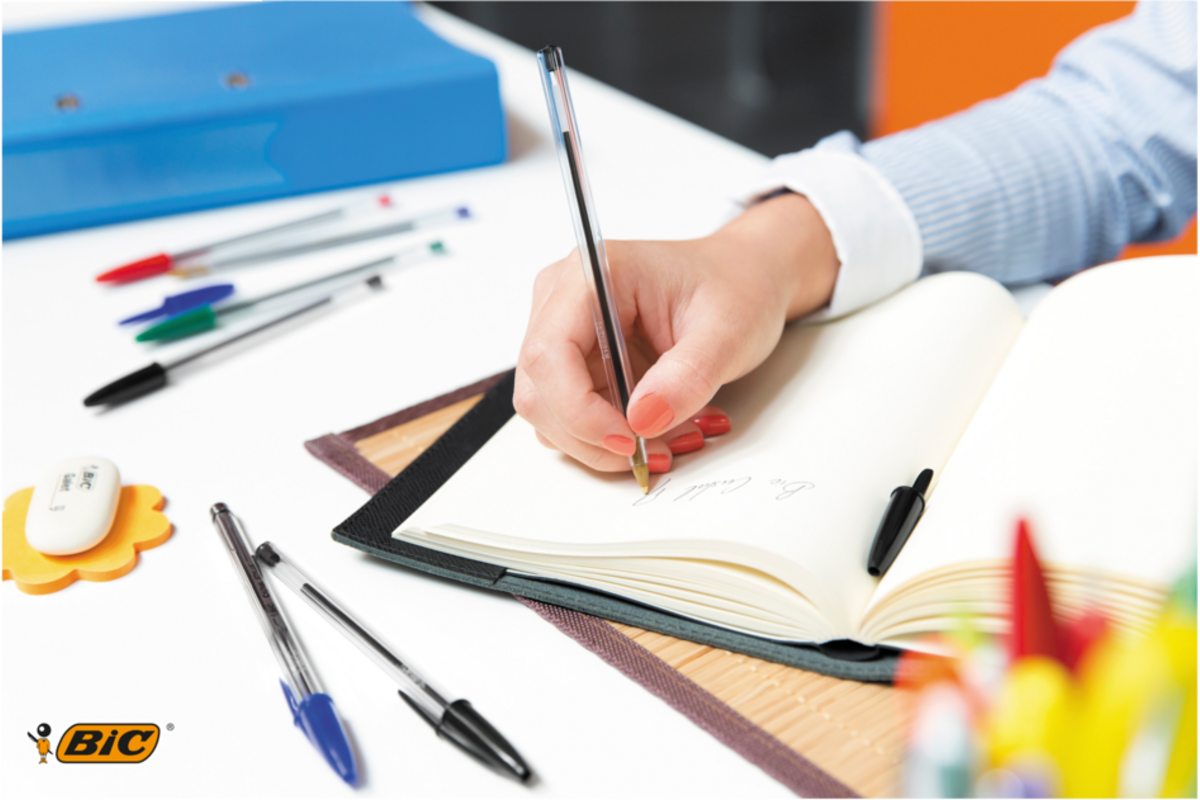 Balpen BIC cristal groen