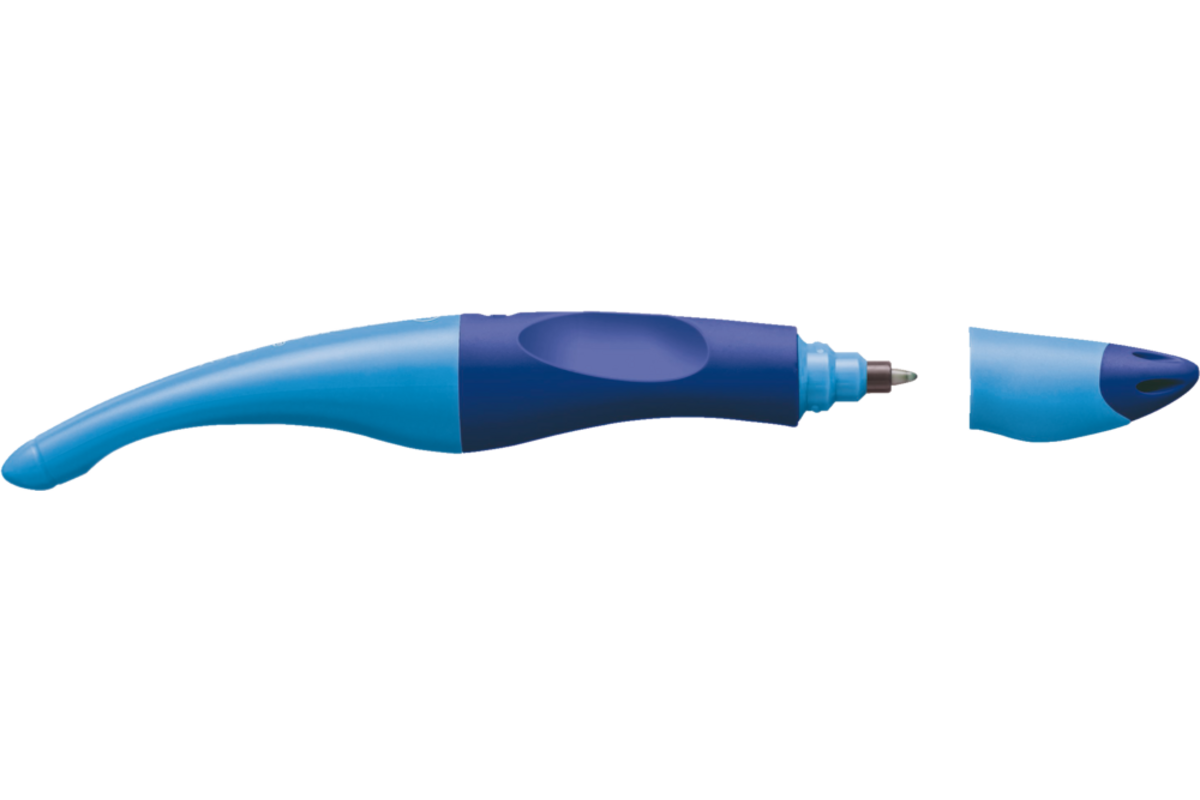 Rollerpen STABILO EASYoriginal linkshandig donkerblauw / lichtblauw