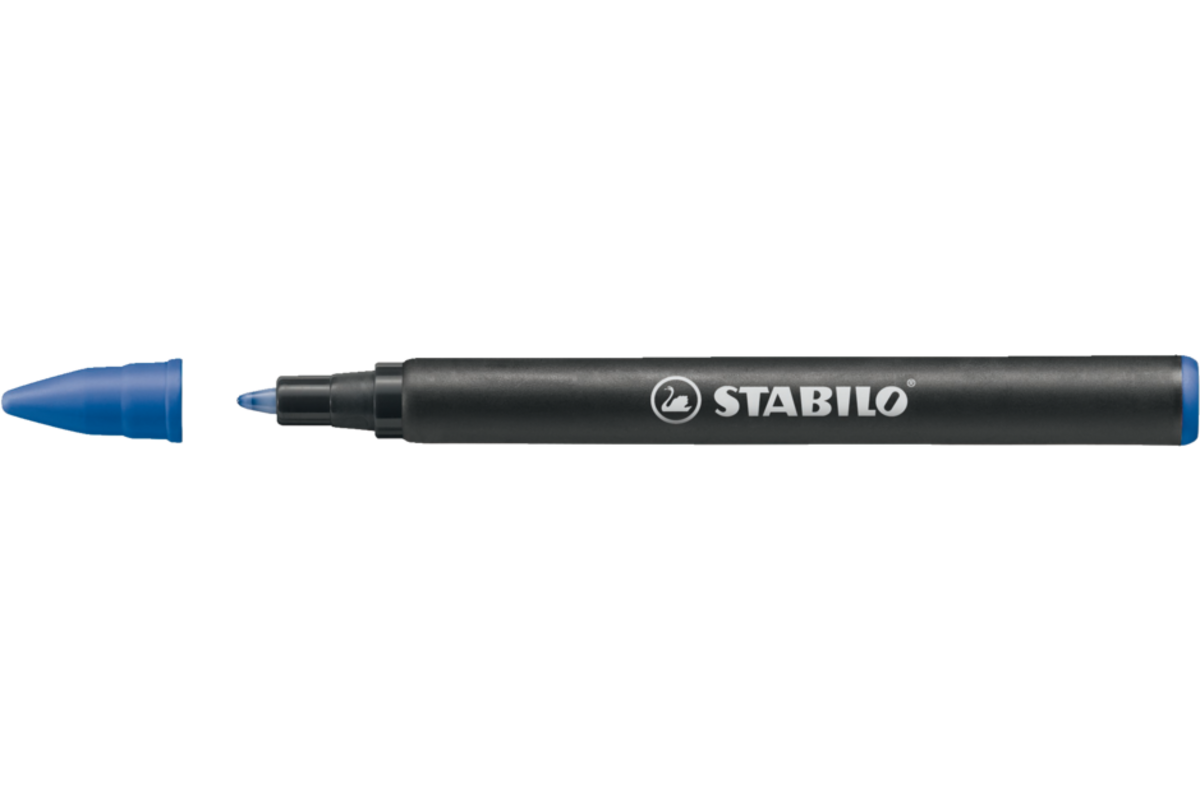 Rollerpen vulling STABILO EASYoriginal 0.5 mm blauw, 100 stuks