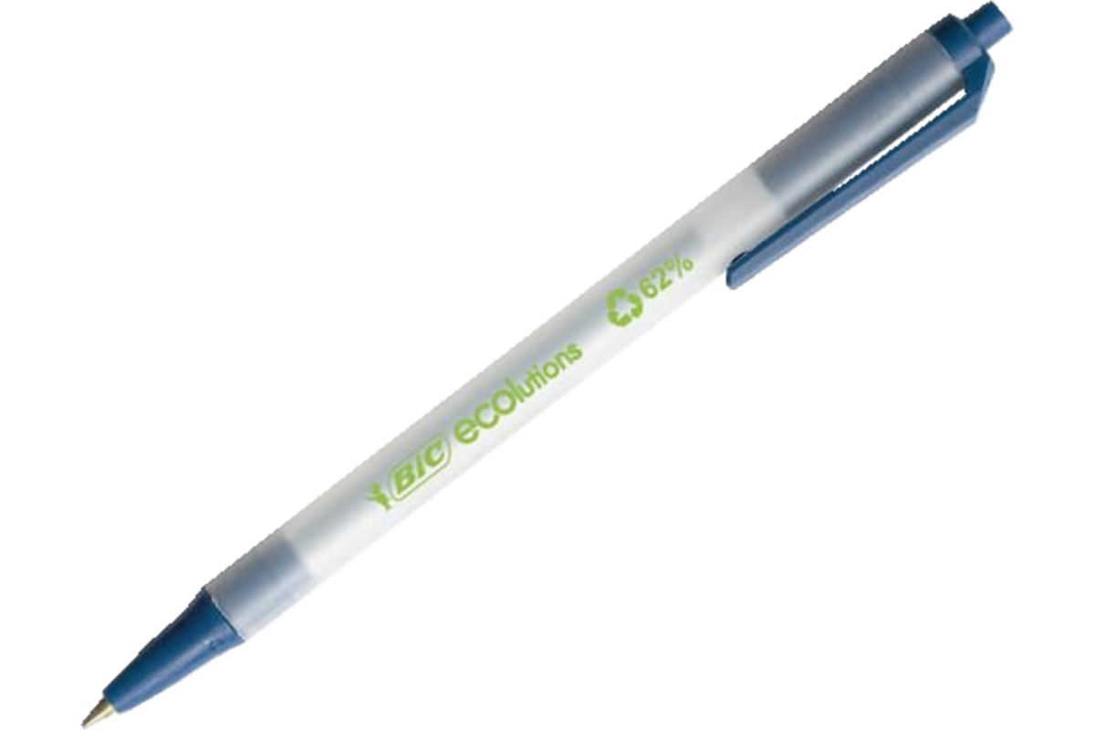 Balpen BIC ECOlutions® Clic Stic® blauw, 50 stuks