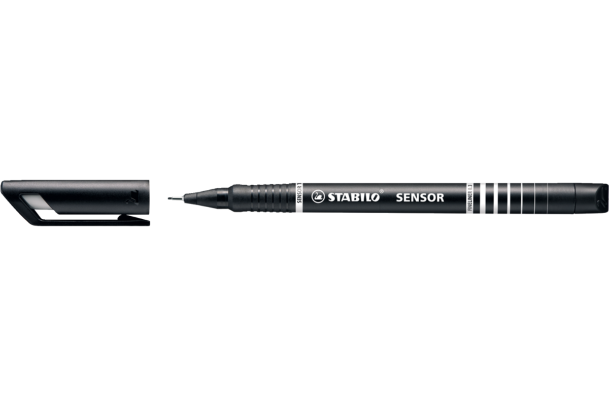 Fineliner STABILO SENSOR F zwart
