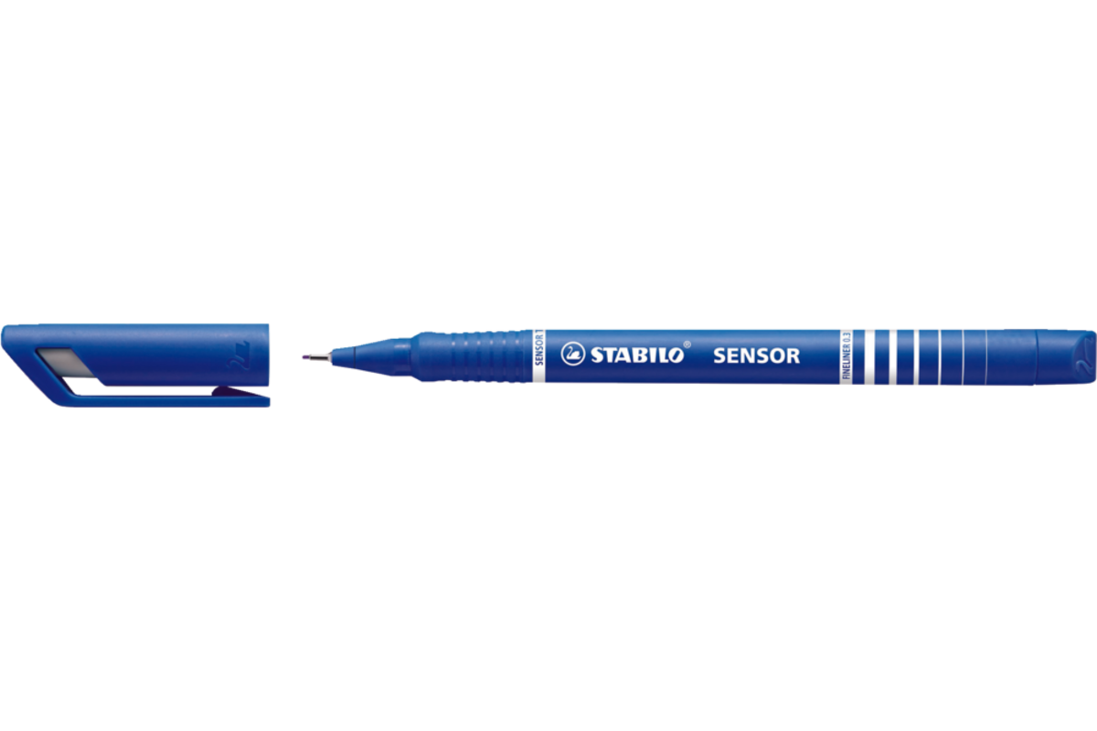 Fineliner STABILO SENSOR F blauw