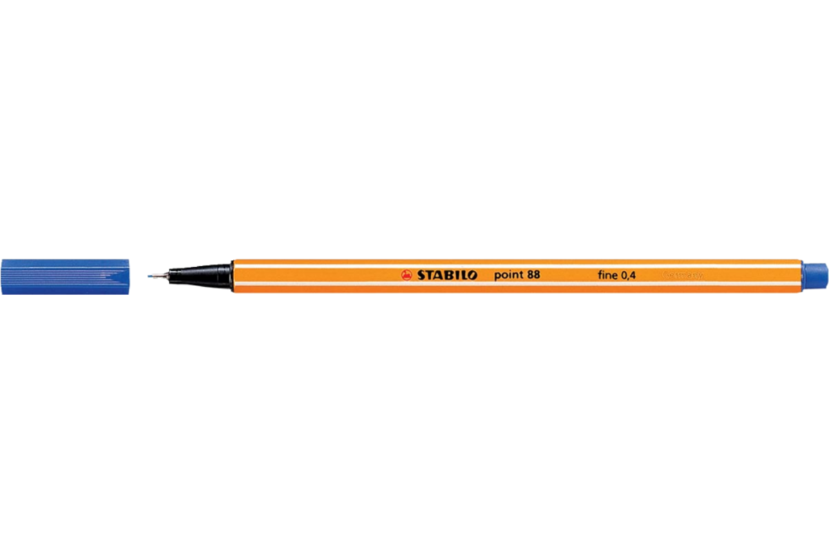 Fineliner STABILO Point 88 blauw